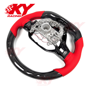 Volant en cuir personnalisé avec fibre de carbone et LED pour Honda Civic Accord Sport 2021-2026, pour Acura Integra A Spec/Type S - Product Image 4