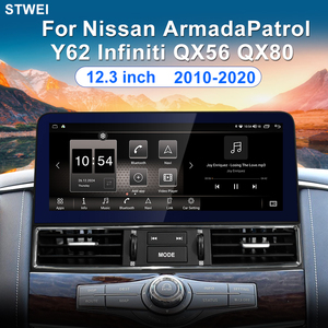 Radio para Auto STWEI con Android 14.0 para Nissan Touareg <span class=keywords><strong>Amanda</strong></span>/Infiniti QX56 QX80, Pantalla de 12.3 Pulgadas, Navegación, Estéreo, Reproductor Multimedia, Carplay - Product Image 3