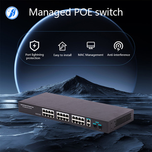 Kurumsal ve güvenlik ağı 10/Gigabit POE anahtarı/120 m için 100 W yüksek kullanılabilirlik ile Huayu 8 + 2 + 2 Port tam 1000 - Product Image 6