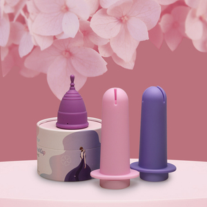 Nouvel <span class=keywords><strong>applicateur</strong></span> de coupe <span class=keywords><strong>menstruelle</strong></span> en silicone – Insert pour coupe <span class=keywords><strong>menstruelle</strong></span> - Product Image 5