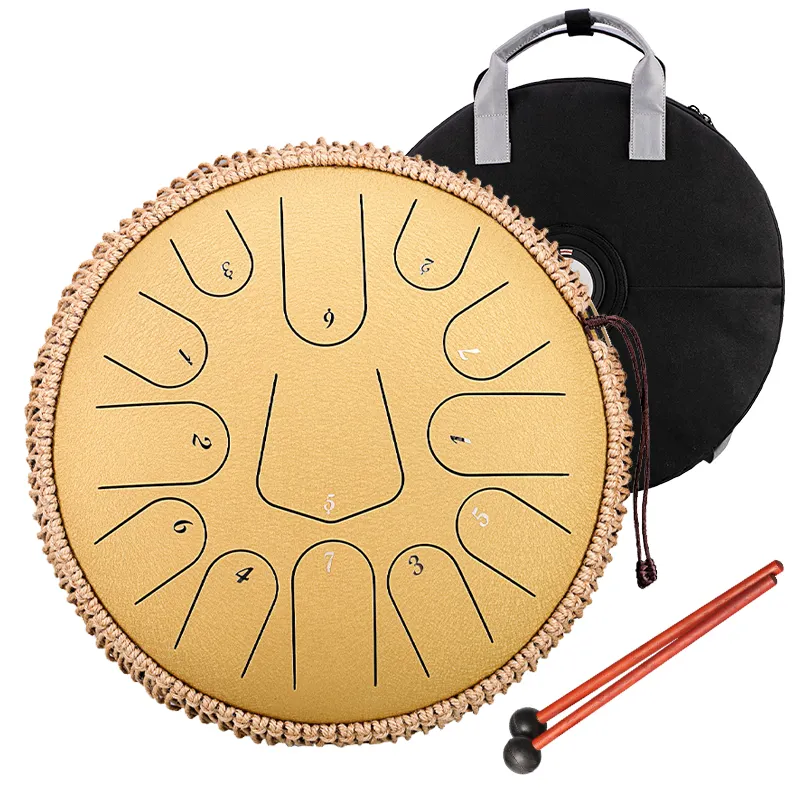 Hluru Steel Tongue Drum 13 Note strumento a percussione per batteria da 12 pollici altri strumenti musicali TS13