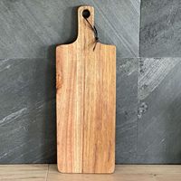 Planche à découper en bois d'acacia brun, planche à découper de cuisine pour la viande, le fromage, les charcuteries, le pain, plateau de service
