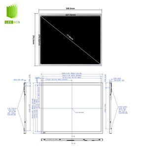 AUO מקורי מפעל 17 אינץ' TFT LCD תצוגת 1280*1024 SXGA טמפרטורה רחבה 17 אינץ' מסך LCD לוח LCD מודול - Product Image 3