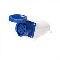 Prise murale industrielle 3, 4 ou 5 broches 63A/125A IP67 étanche à la poussière 220V 380V 415V Série HF Hefeng HFE