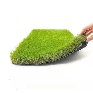 Tapete de grama artificial de plástico, tapete de gramado não tóxico eco-amigável