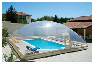 Couverture de <span class=keywords><strong>piscine</strong></span> gonflable transparente en PVC, étanche à l'air, pour la <span class=keywords><strong>protection</strong></span> des piscines en hiver - Product Image 5