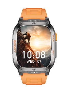 Reloj Inteligente DF QX18 con Brújula, GPS, Linterna, Llamadas Bluetooth, Monitor de Ritmo Cardíaco, Resistente al Agua IP68, para Deportes y Actividades al Aire Libre - Product Image 4