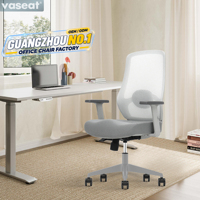 Chaise de bureau ergonomique à dossier haut Vaseat, chaise de direction en maille réglable pour ordinateur, mobilier de bureau