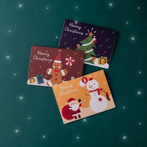 บัตรอวยพรวันคริสต์มาสร่าเริงกระดาษสีเขียวฟอยล์สีทองพร้อมซองสำหรับเพื่อนครอบครัวและคนที่คุณรัก - Product Image 5