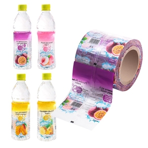 Các Nhà Sản Xuất Chất Lượng Cao Colour In Ấn Nước Giải Khát Chai Thu Nhỏ Tay Áo Nhãn PVC Pet Thu Nhỏ Bọc Nhãn Phim Cho Chất Lỏng Chai - Product Image 2