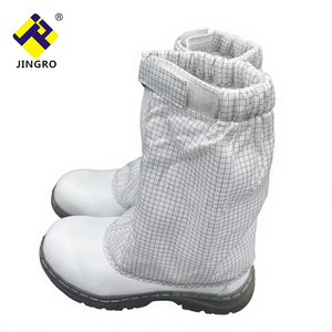 <span class=keywords><strong>Scarpe</strong></span> Antistatiche di Sicurezza in PU con Puntale in Acciaio Anti-schiacciamento ESD per Ambienti di Pulizia - Product Image 2