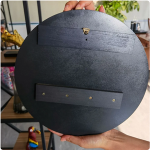 Exhibidor de Pared de Madera Hecho a Mano, Moderno, Marrón, de Tres Niveles, Multifuncional, para Whisky y Vino - Product Image 3