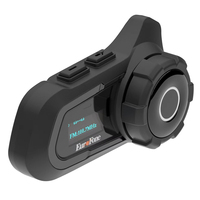 6 Rider Group Talking/Partage de musique/Assistant vocal/Radio FM/Écran LCD, meilleur appareil de communication pour les casques de moto