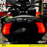 Feu arrière universel bleu rouge pour moto JPA pour YAMAHA TMAX 530 2018