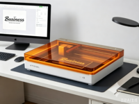 Xtool M2 20W Grabador Láser de Escritorio, Cortador Portátil de Madera y Acrílico, Máquina de Grabado y Corte Láser CNC Inteligente para Pequeñas Empresas
