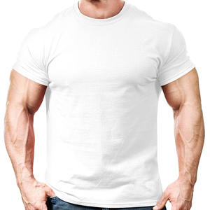 Camiseta personalizada de gran tamaño para deportes al aire libre, Camiseta de algodón liso para correr, ropa deportiva, camiseta transpirable - Product Image 2