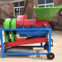 Petite décortiqueuse de maïs et de soja domestique batteuse fabricant de machine à riz batteuse de blé batteuse multifonction