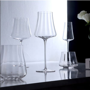 <span class=keywords><strong>Bordeaux</strong></span> de conception moderne pour les verres à vin Gobelets en cristal clair côtelés fins personnalisés pour vin rouge Champagne personnalisé - Product Image 2