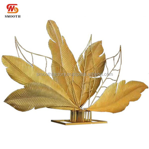 LEDA Wedding Stage White Feather <b>Backdrop</b> Creativity Arch Metal Feather Petal <b>Backdrop</b> <b>Stand</b> for Events - Product Image 4