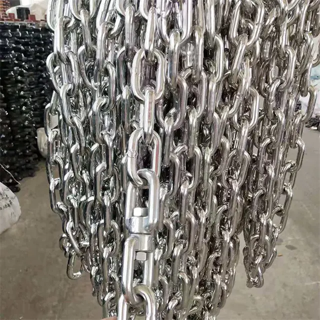 Xinghua City factory supply 316 16mm Stainless Steel link marine chain