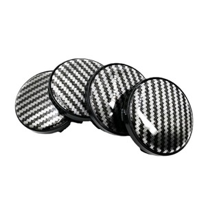 <span class=keywords><strong>Tapacubos</strong></span> de fibra de carbono de 60MM 58MM 56MM espejo negro ABS <span class=keywords><strong>1</strong></span> año de garantía <span class=keywords><strong>tapacubos</strong></span> negros de espejo de fibra de carbono modificados universales nuevos - Product Image 2