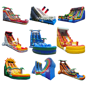 Tutto incluso maglione commerciale combo colore personalizzato <span class=keywords><strong>rosso</strong></span> caldo lava <span class=keywords><strong>castello</strong></span> gonfiabile festa per bambini casa di rimbalzo con scivolo - Product Image 4