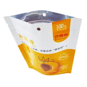 Custom printed packaging plastic bag biscuit packaging With Logo Food Packaging Zip Lock Pouch