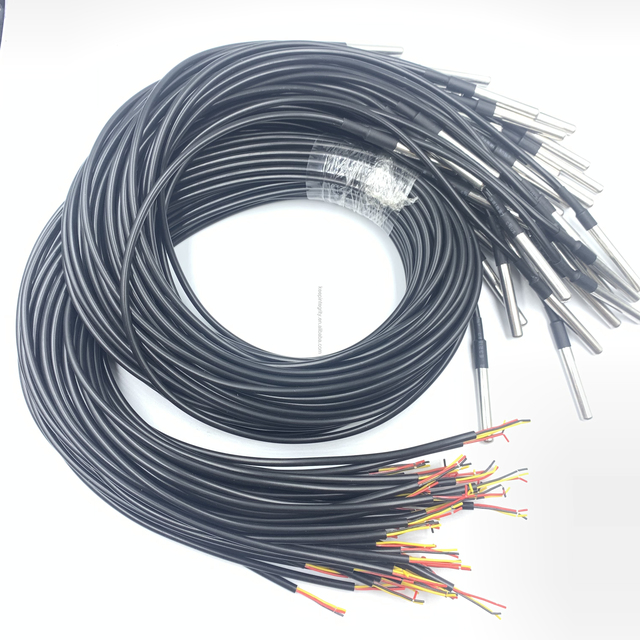 High quality 18b20 3 meters Temperature Line Stainless Waterproof Probe Temperature Sensor DS18b20