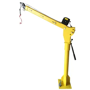 cheap 1 ton hydraulic mini pickup truck crane