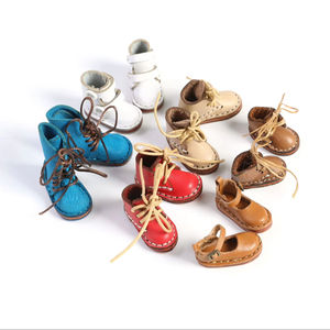 Botas de muñeca <span class=keywords><strong>Blythe</strong></span> <span class=keywords><strong>personalizadas</strong></span>, accesorios para zapatos de cuero Real, Mini <span class=keywords><strong>muñecas</strong></span> de dibujos animados 1/6, juguete suave hecho a mano, personalizado a la moda - Product Image 2