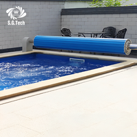 Couverture de volet roulant automatique durable Water Crown 2025 pour piscine extérieure, spa et jacuzzi, accessoires d'équipement