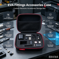 Étui de transport portable en EVA pour GPS avec coque rigide et fermeture éclair, pochette de protection, sac de rangement pour navigateur GPS de voiture