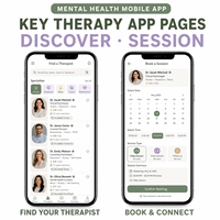 Soluciones de Aplicaciones de Terapia de Salud Mental Confiables para iOS y Android con Emparejamiento de Terapeutas, Reserva de Citas y Sesión de Video LionCreate