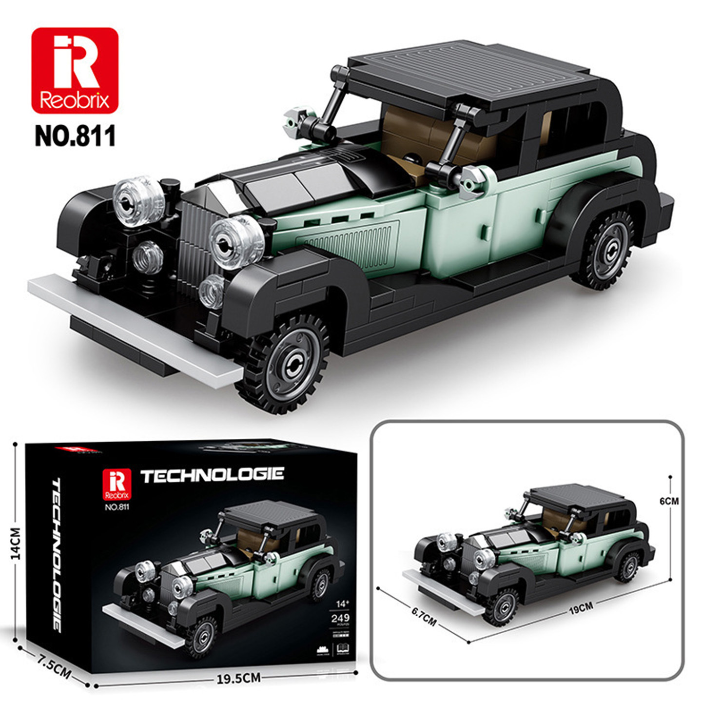 811 Classic Car Lite [249 pieces]