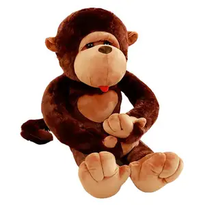 Мягкие Плюшевые игрушки-шимпанзе с логотипом на заказ