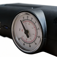 Efficient Fast Inflation Cordless Tire Inflator Analog Gauge Low Noise Operation Perfect for Home Garage and Travel Needs
