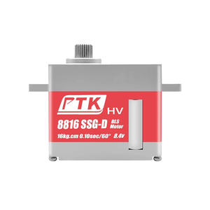 Servomoteur numérique sans balais PTK 8816 SSG-D 8.4V 16kg, transmission durable, réponse rapide pour hélicoptère à <span class=keywords><strong>turbine</strong></span> <span class=keywords><strong>RC</strong></span>, aile fixe - Product Image 1