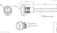 TOOWEI Interruptor de Botón Pulsador Momentáneo SPST de 12 mm, Impermeable IP67, con Cables de 18 AWG para Paneles de Control