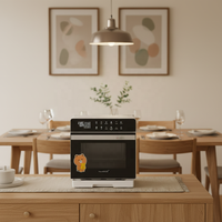 Oven Pemanggang Konveksi Listrik Kontrol Mekanis Guangding Factory OEM 20L, Stainless Steel, Dapat Dikendalikan via Aplikasi, untuk Hotel