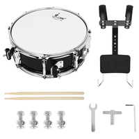 SLADE Factory Wholesale Custom Stainless Steel Material OEM ODM 14 Inch X 5.5 Highly Stand Drums Black Marching Snare Drum