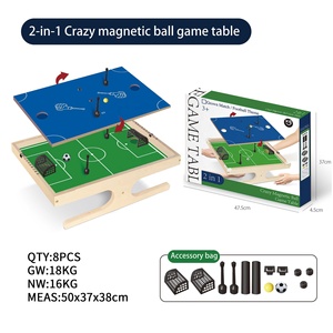 Chengji-MESA <span class=keywords><strong>DE</strong></span> FÚTBOL 2 en 1 para deportes <span class=keywords><strong>de</strong></span> interior, mini juego interactivo <span class=keywords><strong>de</strong></span> mesa <span class=keywords><strong>de</strong></span> madera, mini juego <span class=keywords><strong>de</strong></span> fútbol magnético - Product Image 2