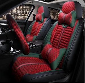 Housse de <span class=keywords><strong>siège</strong></span> de <span class=keywords><strong>voiture</strong></span> universelle en cuir avec coussin de <span class=keywords><strong>protection</strong></span> pour <span class=keywords><strong>siège</strong></span> de <span class=keywords><strong>voiture</strong></span> en tissu, accessoires avant, <span class=keywords><strong>protection</strong></span> - Product Image 4