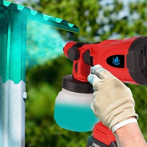 <span class=keywords><strong>Pistolet</strong></span> électrique sans fil 800ML Portable efficace portable meubles de maison revêtement en acier aérographe pour batterie <span class=keywords><strong>Makita</strong></span> 18V - Product Image 1