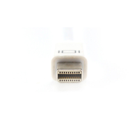 Câble convertisseur Mini DP mâle vers DVI-D Dual-link plaqué or, gaine en PVC, blindage tressé, compatible Mac/PC, prise en charge 4K 1920x1200, V1.2 TC/BC/CCS