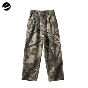 Jeans Originali XUCHANG di Alta Qualità in <span class=keywords><strong>Denim</strong></span> Solido 100% Cotone Organico Vintage a Gamba Larga Design Personalizzato Lavato con Stampa 3D per Uomo - Product Image 1