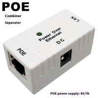 DC Poe Injecteur 12V/48v Synthétiseur Alimentation Sans Fil AP Ethernet Séparateur Réseau Commutateurs 5-48V Tension D'entrée pour CAMÉRA