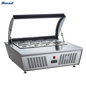 ตู้แช่ไอศกรีมแนวนอน Smad รุ่น Dsh-67br(d) พร้อมตู้โชว์กระจก - Product Image 3