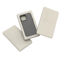 Boîte d'Emballage de Coque de Téléphone en Bagasse à Matériaux Écologiques, Emballage en Pulpe Moulée Personnalisable