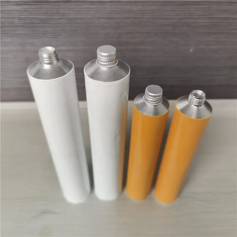 2023 Newest AKT Aluminum Metal Lid Collapsible Tubes Beauty Product 30ml 40ml 50ml Zero Plastic Tubes Cosmetics Packaging