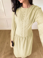 Robe de style chemise YKD088, design haut de gamme, décontractée et confortable, avec un grand ourlet, robe musulmane, vêtements islamiques pour femmes, hijabs traditionnels